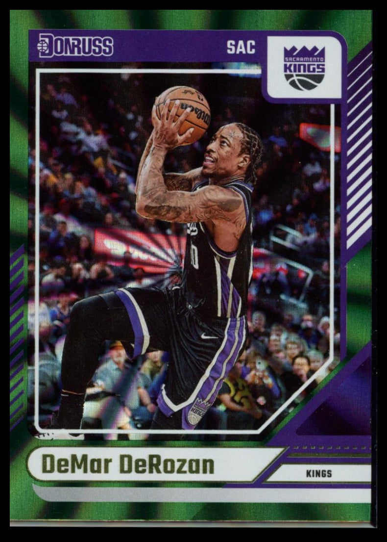 2024-25 Panini Donruss Basketball – DeMar DeRozan #53 Green Laser Knicks