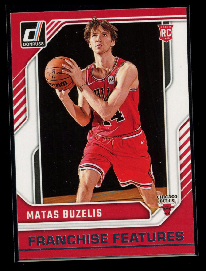 2024-25 Panini Donruss Basketball – Matas Buzelis #4 RC Franchise Featues Bulls