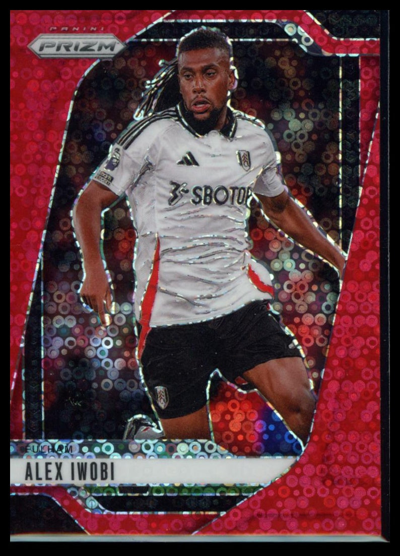 2024-25 Panini Prizm Premier League - Alex Iwobi #200 Red Breakaway /49