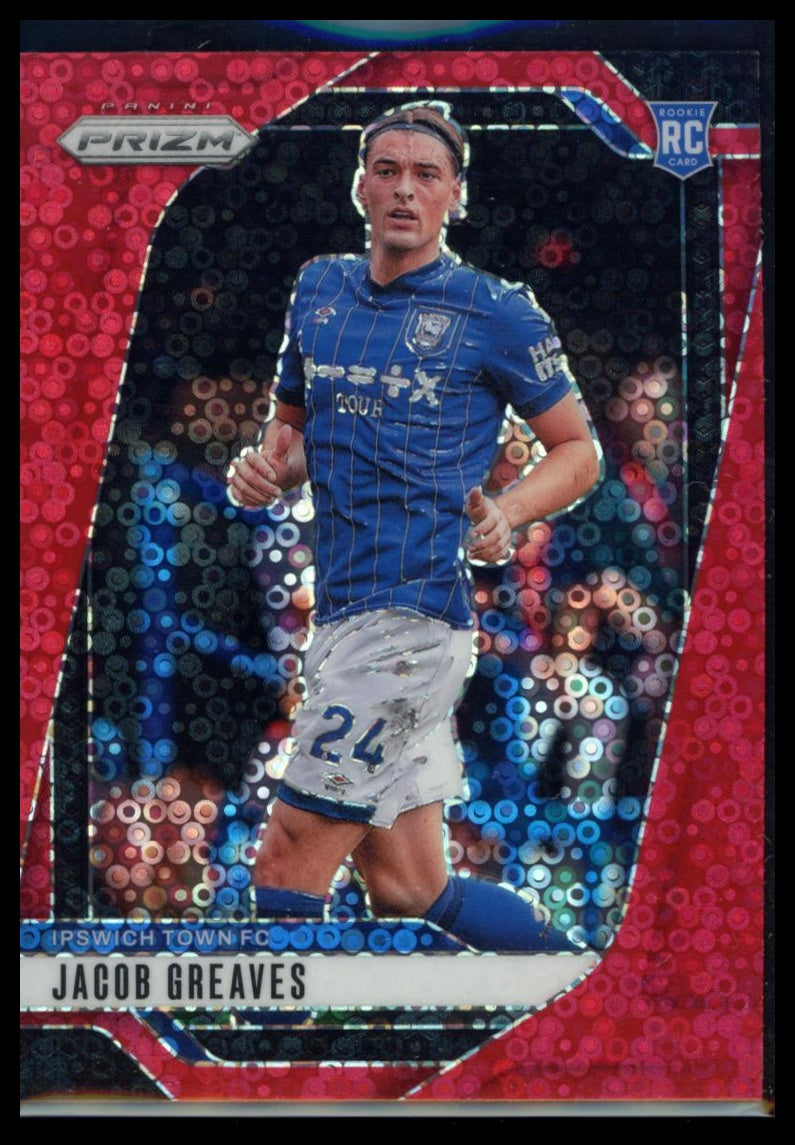 2024-25 Panini Prizm Premier League - Jacob Greaves #280 /49 Red Breakaway
