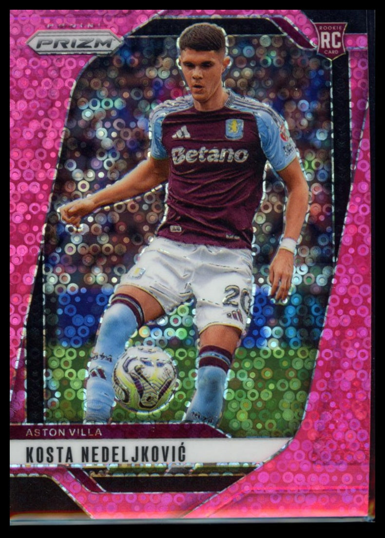 2024-25 Panini Prizm Premier League - Kosta Nedeljkovic #88 Pink Breakaway /149