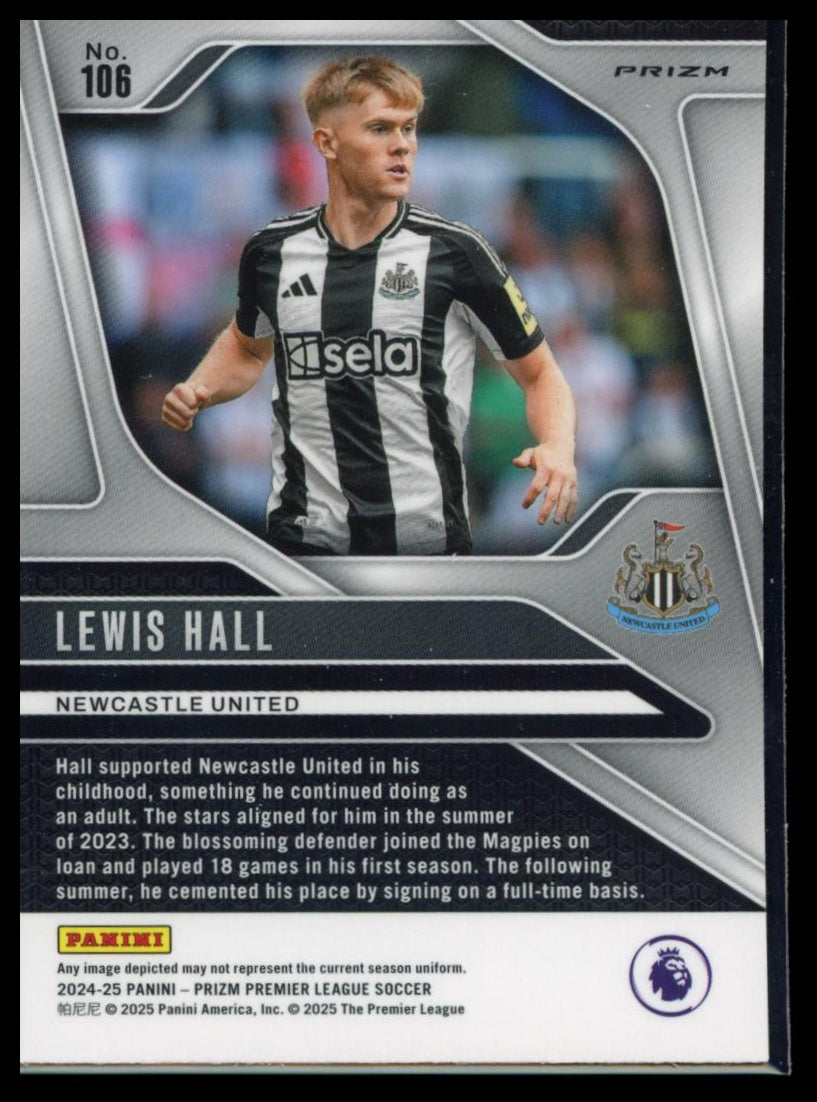 2024-25 Panini Prizm Premier League - Lewis Hall #106 Silver Prizm